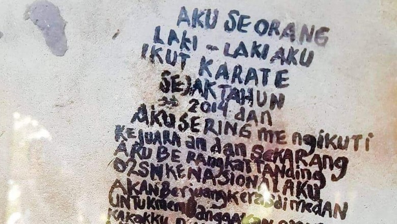 Raih Emas di Belgia, Bocah dari Siak Tulis Cita-citanya di Batu Raih Emas di Belgia, Bocah dari Siak Tulis Cita-citanya di Batu