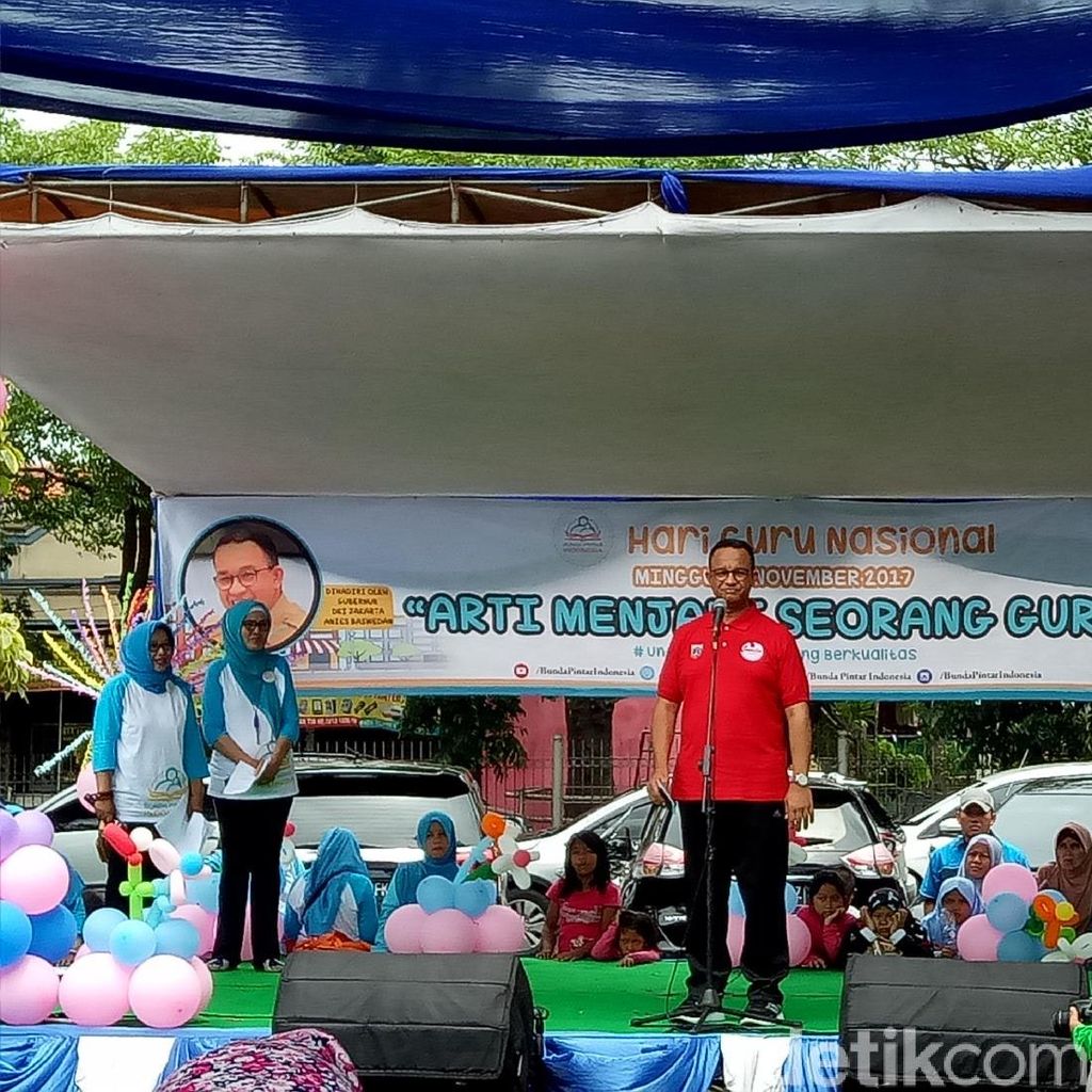 Anies ke Guru PAUD: Boleh Saja Rupiah Kalah, Tapi Pahala Mengalir Anies ke Guru PAUD: Boleh Saja Rupiah Kalah, Tapi Pahala Mengalir