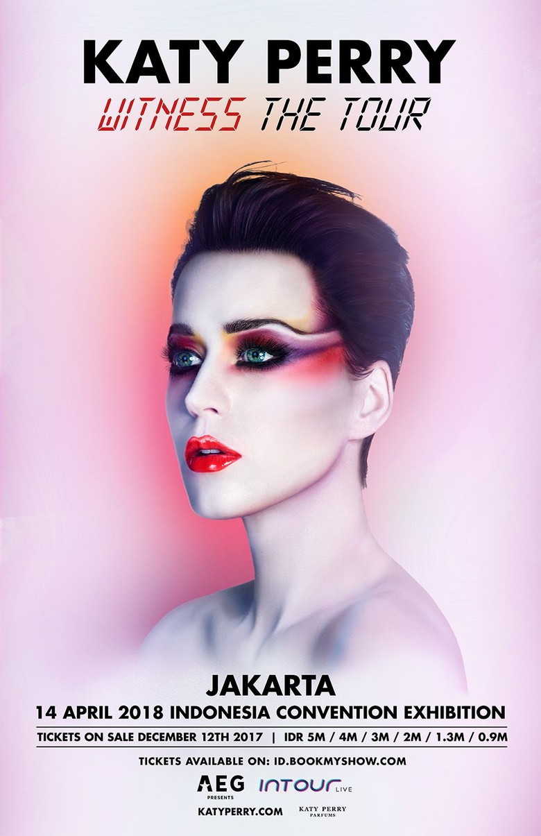 Konser di Jakarta, Katy Perry Bawa 50 Ton Perlengkapan Konser