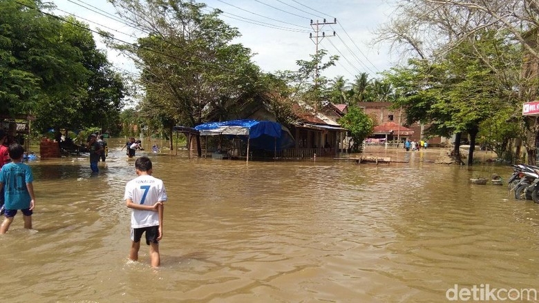 1 Rumah di Aceh Utara Hanyut Akibat Tanggul Sungai Samudera Jebol