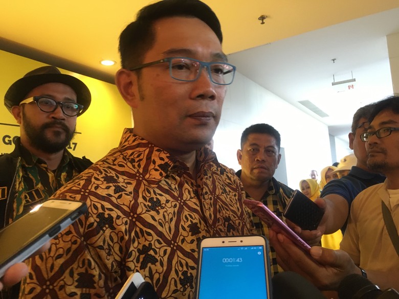 Ridwan Kamil Tak Takut Tiket Pilgub Jabar dari Golkar Pindah Tangan