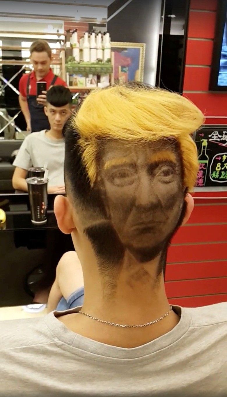 Wajah Trump Jadi Model Potongan Rambut Di Taiwan