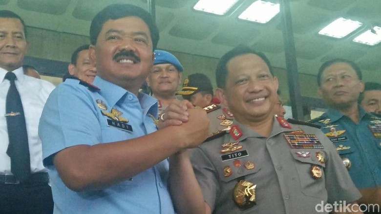 Panglima ke Kapolri: Kita Jalan Beriringan, Tak Ada Lagi Panas-Dingin Panglima ke Kapolri: Kita Jalan Beriringan, Tak Ada Lagi Panas-Dingin