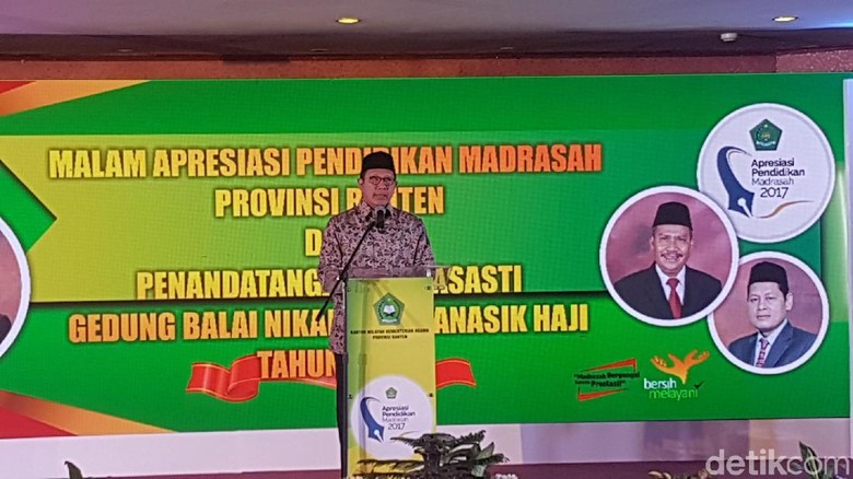 Menag Minta Madrasah yang Kondisinya Memprihatinkan di Banten Didata Menag Minta Madrasah yang Kondisinya Memprihatinkan di Banten Didata