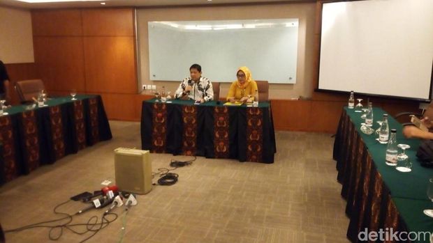 Konferensi Pers Golkar Jabar soal pencabutan dukungan ke Ridwan Kamil.