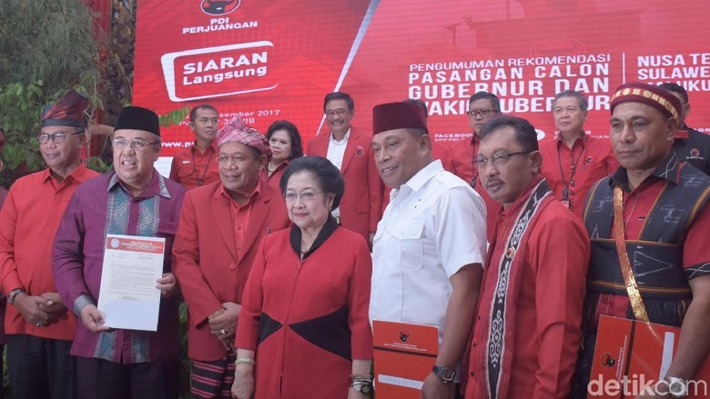 Foto: Ini Jagoan PDIP di Pilkada Riau, NTT, Maluku dan Sultra Foto: Ini Jagoan PDIP di Pilkada Riau, NTT, Maluku dan Sultra
