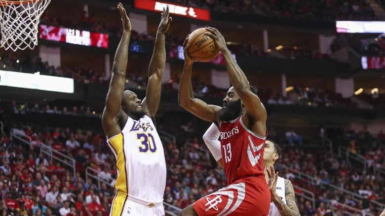 Lakers Atasi 51 Poin Harden, Akhiri Kemenangan Beruntun Rockets Lakers Atasi 51 Poin Harden, Akhiri Kemenangan Beruntun Rockets