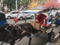 Libur Natal Pendapatan Kusir Delman Di Monas Bertambah