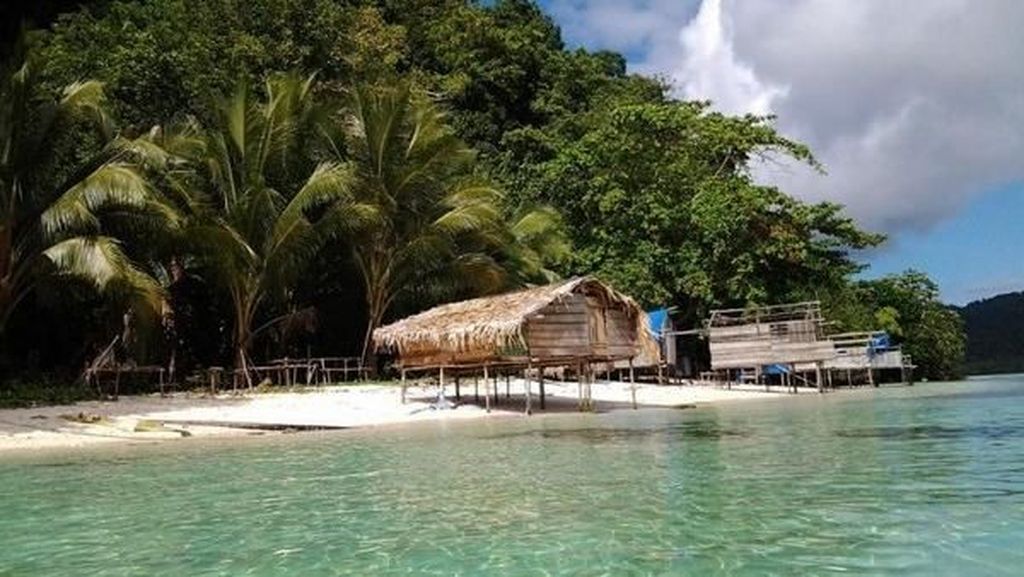 Foto: Pulau Cantik Tak Berpenghuni di Raja Ampat Foto: Pulau Cantik Tak Berpenghuni di Raja Ampat