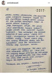 Surat Akhir Tahun Sri Mulyani