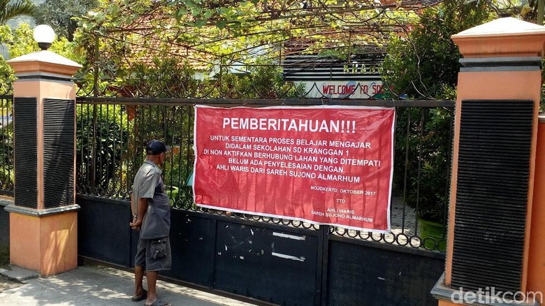 SDN Kranggan I Disegel, Ini Upaya Dinas Pendidikan Kota Mojokerto SDN Kranggan I Disegel, Ini Upaya Dinas Pendidikan Kota Mojokerto