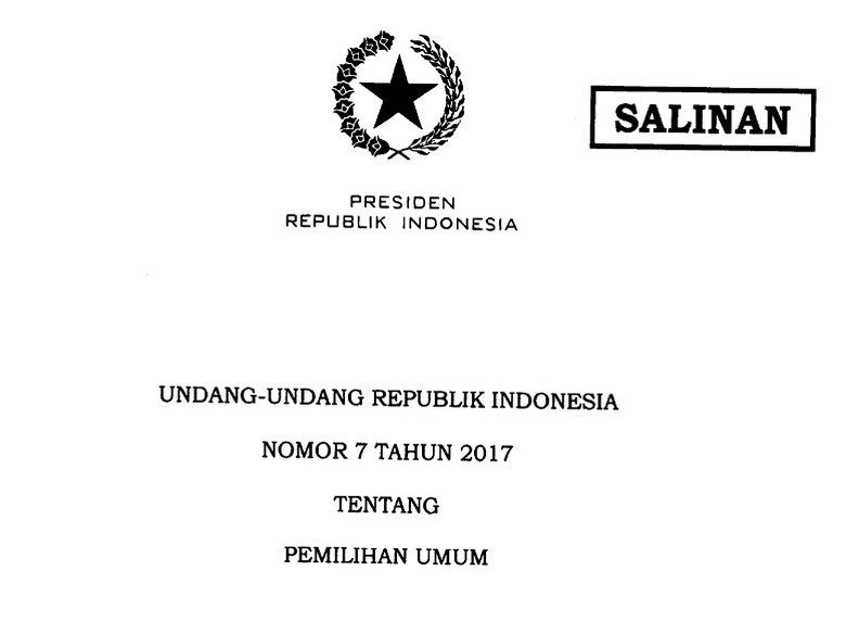 UU Pemilu Dinilai Hambat Munculkan Capres Alternatif