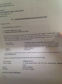 Surat cerai Ahok ke Vero yang viral