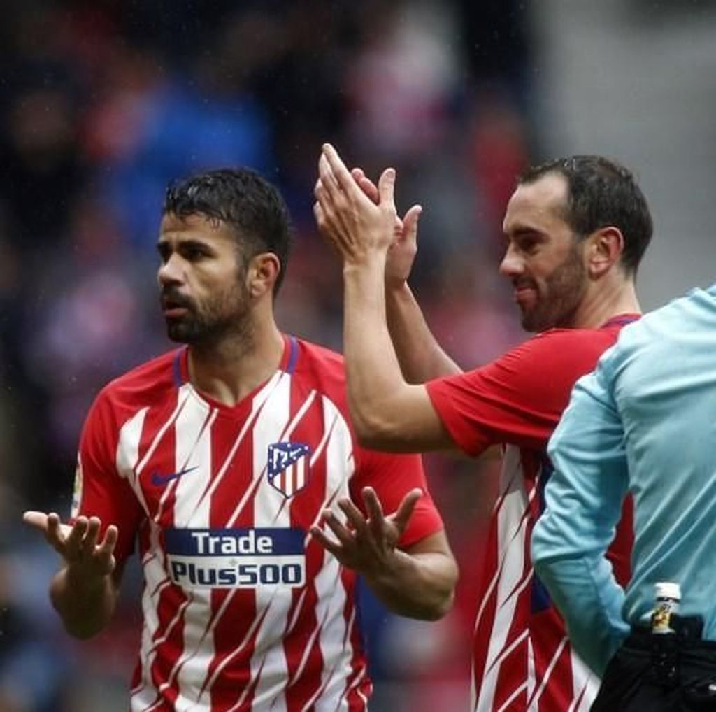 Banding Atletico atas Kartu Merah Diego Costa Ditolak Banding Atletico atas Kartu Merah Diego Costa Ditolak