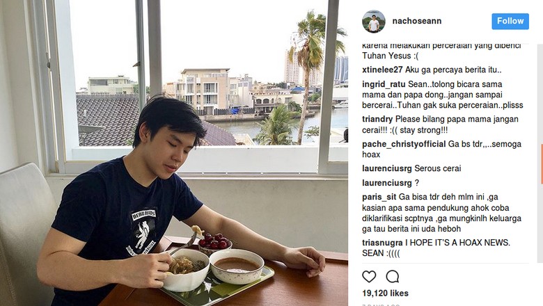 Akun Medsos Putra Ahok Banjir Pertanyaan Kabar Ahok Gugat Cerai Akun Medsos Putra Ahok Banjir Pertanyaan Kabar Ahok Gugat Cerai