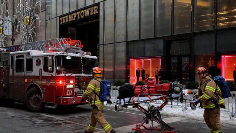 Putra Trump Sebut Kebakaran di Trump Tower dari Menara Pendingin Putra Trump Sebut Kebakaran di Trump Tower dari Menara Pendingin