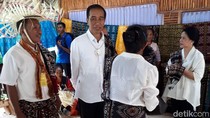 Jokowi dan Iriana Beli Tenun Ikat Rote Rp 600 Ribu Jokowi dan Iriana Beli Tenun Ikat Rote Rp 600 Ribu