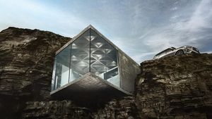 Foto: Rumah Pinggir Tebing yang Bikin Merinding