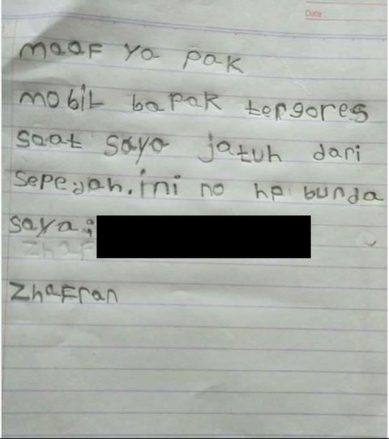 Tak Sangka Jadi Viral, Orang Tua Zhafran Akan Temui Pemilik Mobil Tak Sangka Jadi Viral, Orang Tua Zhafran Akan Temui Pemilik Mobil