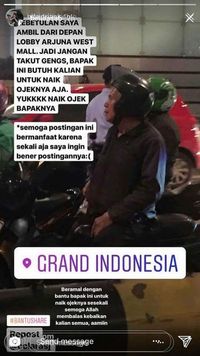  Viral Kisah Pak Hartono Si Tukang Ojek, Begini Kondisinya Sekarang