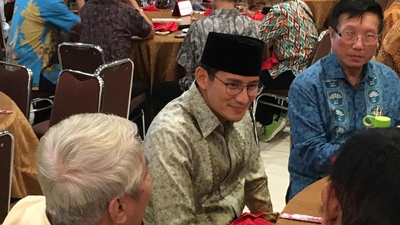 Sandiaga Minta Wakil Perhimpunan Tionghoa Jadi Trainer OK OCE