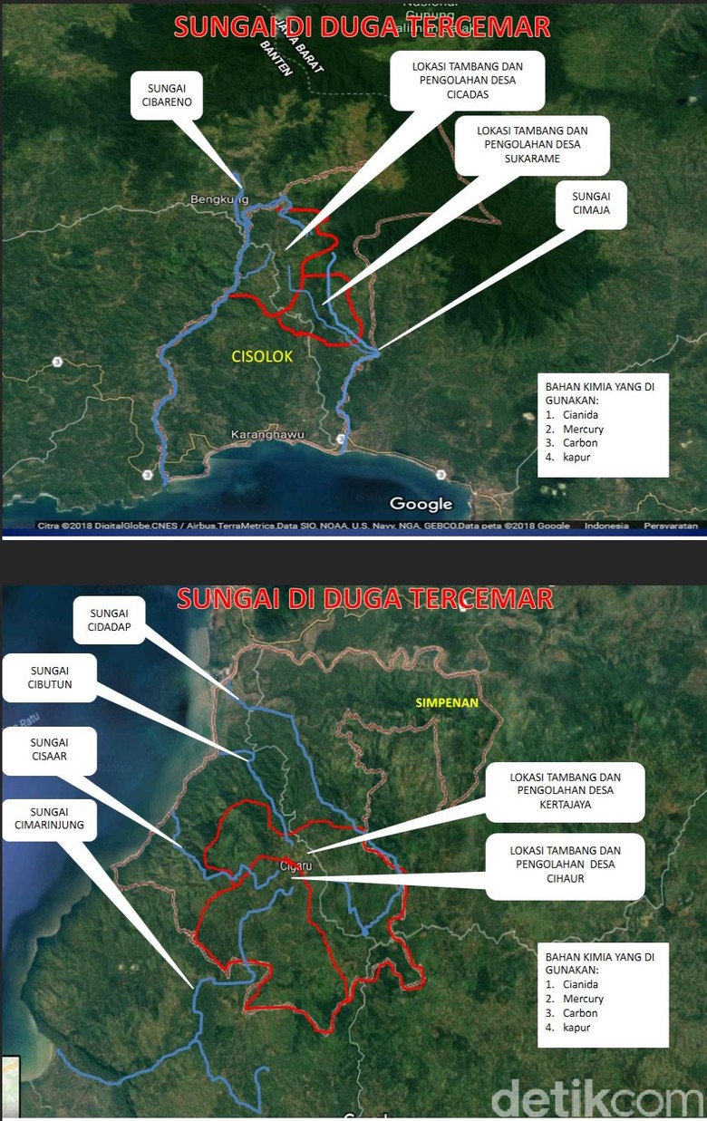 KLHK Cek ke Lokasi Diduga Terpapar Merkuri di Sukabumi Hari Ini KLHK Cek ke Lokasi Diduga Terpapar Merkuri di Sukabumi Hari Ini