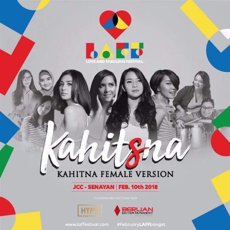 Besok, Kahitna Versi Wanita Akan Ramaikan LAFFestival 2018