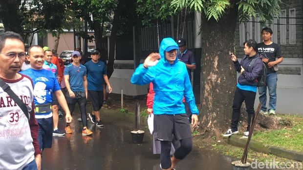 Sandiaga ikut Fun Run For Charity Jakarta Marathon