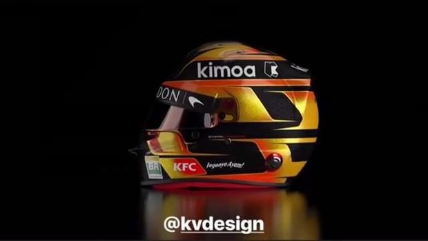 SAHABATPANGERAN Ada 'Indonesia' di Helm Pebalap F1 Ini