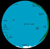Peta Kepulauan Pitcairn