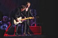 Aksi panggung Goo Goo Dolls puaskan penggemarnya di Java Jazz Festival 2018.