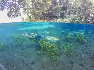 Tempat Berenang Paling Biru dan Paling Jernih di Malang Tempat Berenang Paling Biru dan Paling Jernih di Malang
