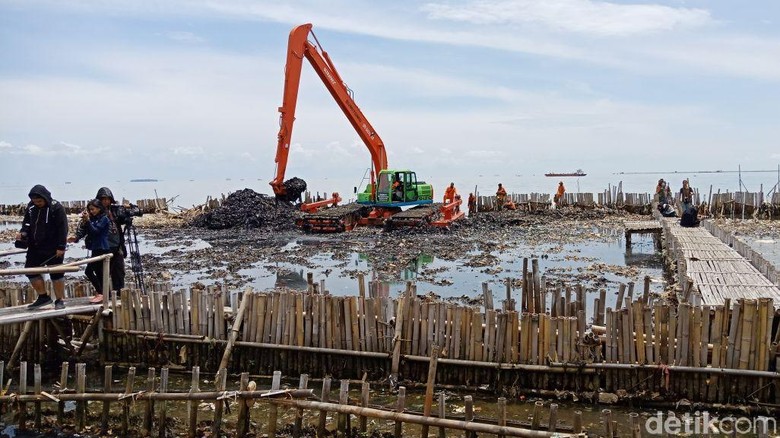 100 Ton Sampah Teluk Jakarta Ditargetkan Terangkut Pekan Ini 100 Ton Sampah Teluk Jakarta Ditargetkan Terangkut Pekan Ini