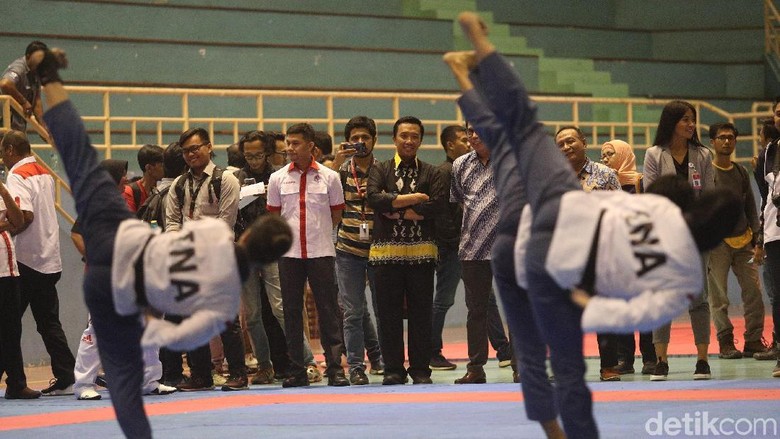 Tinjau Pelatnas Taekwondo, Menpora Bicara Peluang di Asian Games Tinjau Pelatnas Taekwondo, Menpora Bicara Peluang di Asian Games