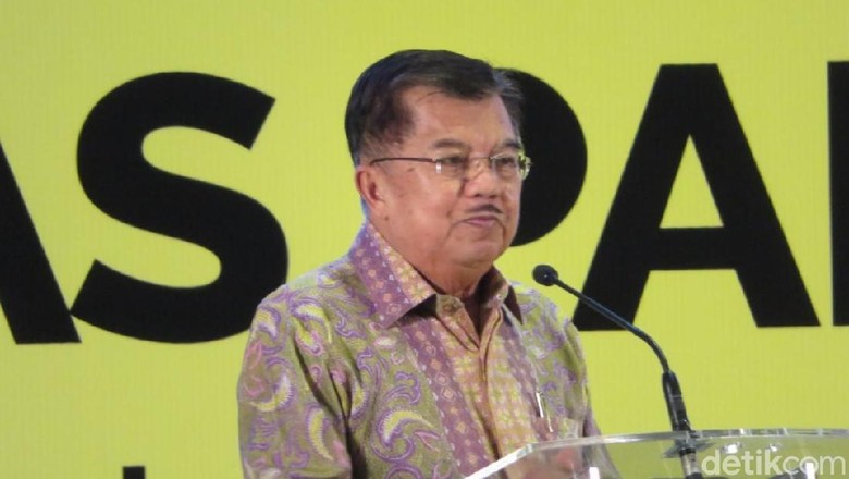 Beri Sambutan di Rakernas, JK Cerita Masa Kelam Golkar Beri Sambutan di Rakernas, JK Cerita Masa Kelam Golkar