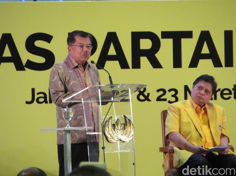 JK soal Airlangga Jadi Cawapres Jokowi: Tinggal Usaha Saja JK soal Airlangga Jadi Cawapres Jokowi: Tinggal Usaha Saja