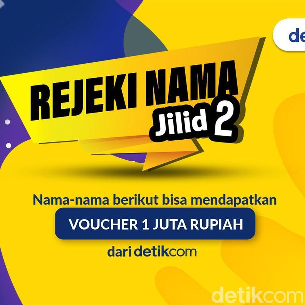 Yuk Ikutan Rejeki Nama Jilid II, Jangan Sampai Ketinggalan! Yuk Ikutan Rejeki Nama Jilid II, Jangan Sampai Ketinggalan!