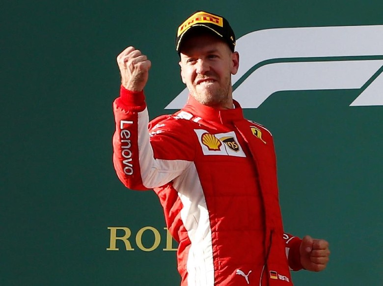 Vettel Akui Sedikit Beruntung di GP Australia Vettel Akui Sedikit Beruntung di GP Australia