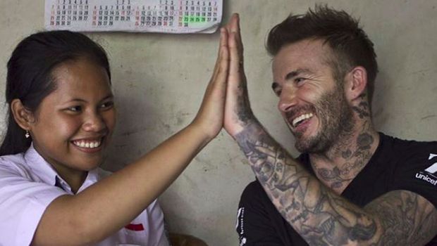 Cerita Seru Sripun, Seharian Bareng Beckham di Instagram