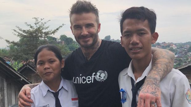 Cerita Seru Sripun, Seharian Bareng Beckham di Instagram