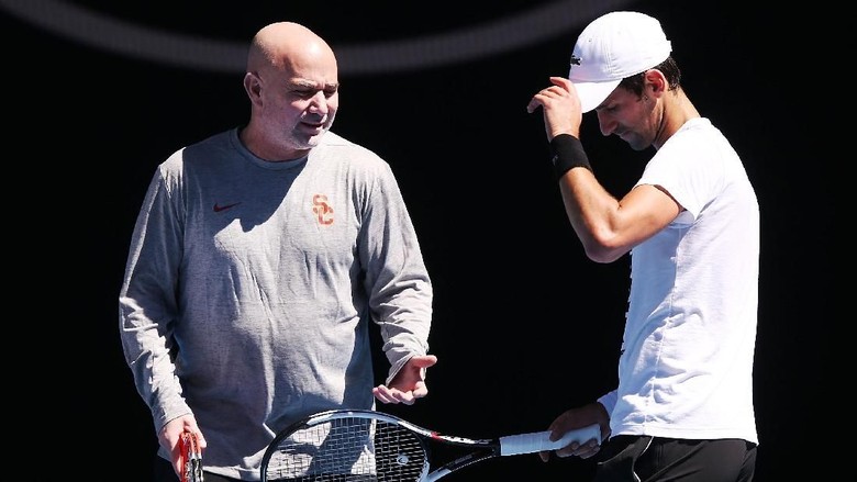 Djokovic dan Agassi Pisah Jalan Djokovic dan Agassi Pisah Jalan