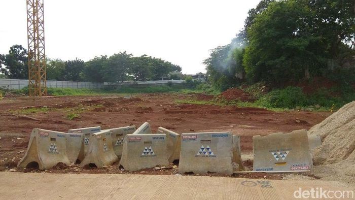 Lokasi proyek DP Rp 0/Foto: Trio Hamdani Lokasi proyek DP Rp 0/Foto: Trio Hamdani