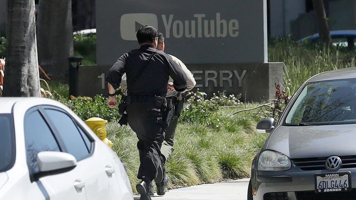 Kantor pusat YouTube jadi sasaran penembakan. Foto: thedailybeast Kantor pusat YouTube jadi sasaran penembakan. Foto: thedailybeast
