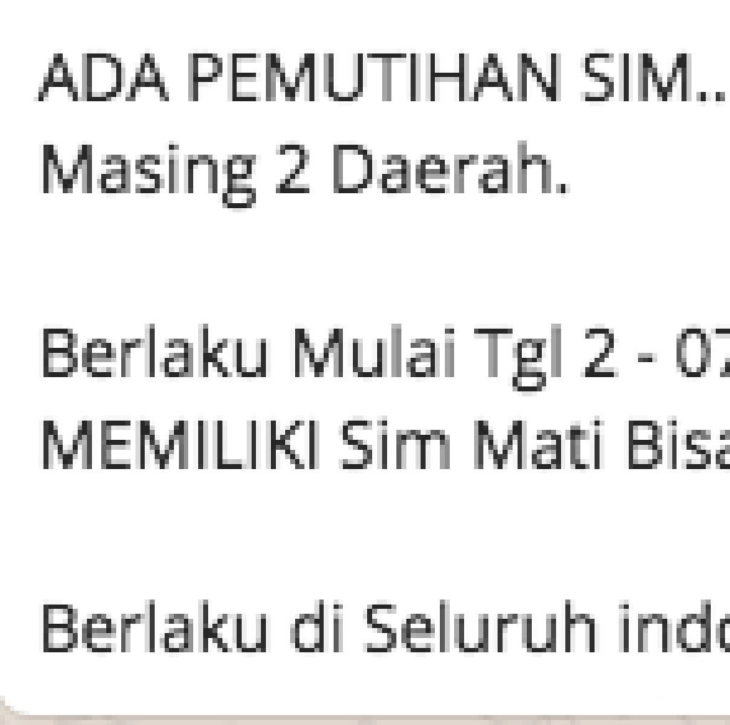 Hore! SIM Mati Bisa Diperbarui Tanpa Tes, Eh Beneran Nggak Sih? Hore! SIM Mati Bisa Diperbarui Tanpa Tes, Eh Beneran Nggak Sih?