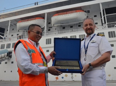 Perdana di Sumatera Utara, Kapal Pesiar Bawa 500 Turis Perdana di Sumatera Utara, Kapal Pesiar Bawa 500 Turis