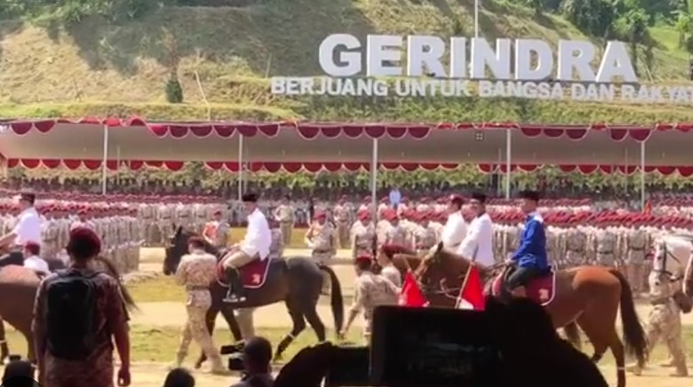 Saat Anies Berkuda di Momen Gerindra Deklarasi Prabowo Capres Saat Anies Berkuda di Momen Gerindra Deklarasi Prabowo Capres
