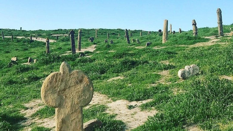 Makam misterius di Timur Tengah (Instagram) Makam misterius di Timur Tengah (Instagram)