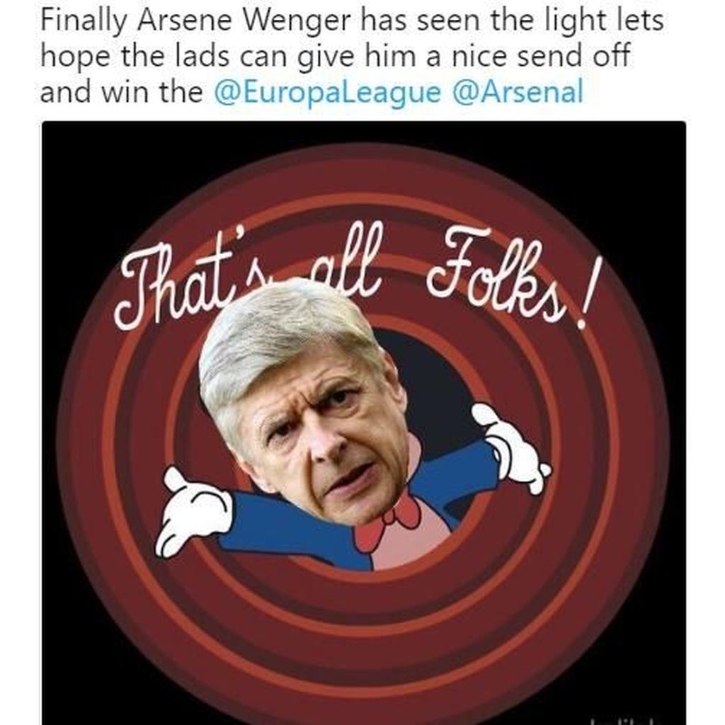 Meme Lucu dan Sedih Iringi Kepergian Wenger Meme Lucu dan Sedih Iringi Kepergian Wenger