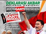 Deklarasi #2019GantiPresiden Balik ke Dekat Patung Kuda Monas