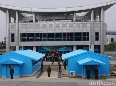 Foto: Garis Pemisah Korea Selatan dan Utara Foto: Garis Pemisah Korea Selatan dan Utara